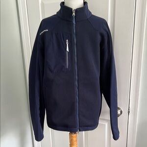 Zero Restriction Navy Blue Full-Zip Jacket